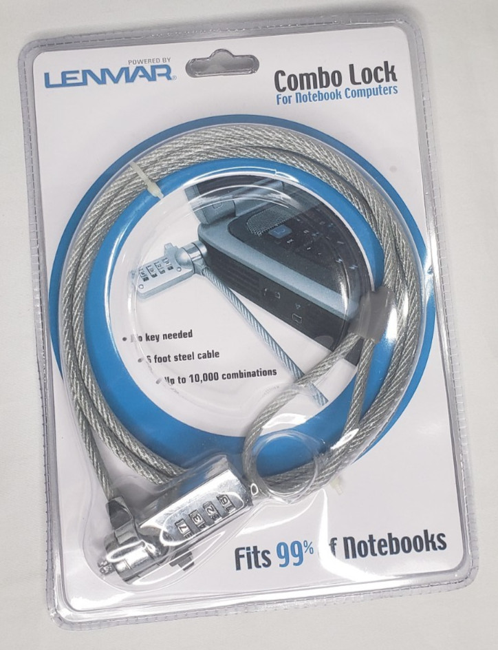 Lenmar Combo Lock for Notebook Computers
