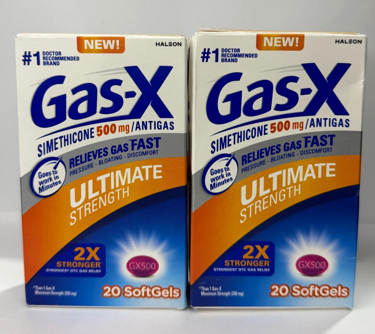 Gas-X Ultimate Strength Gas Relief Softgels 2 Pack Exp 05/2028