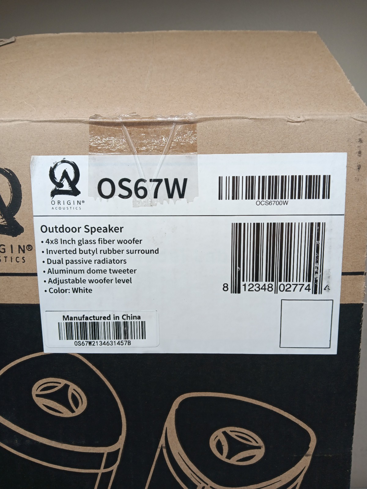 Origin Acoustics OS67W WHITE