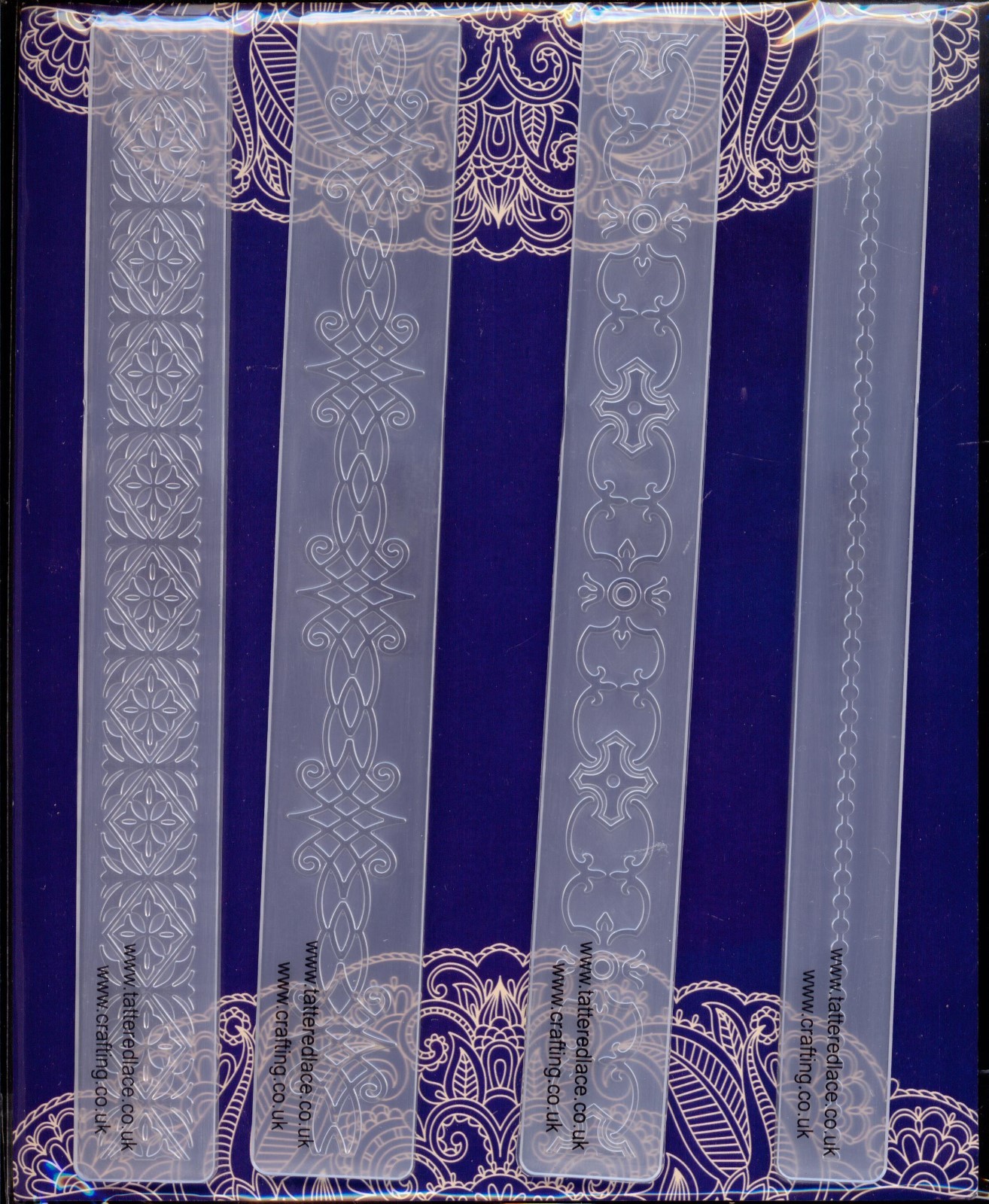 TATTERED LACE The Border Collection ORNAMENTAL SET Embossing Folders