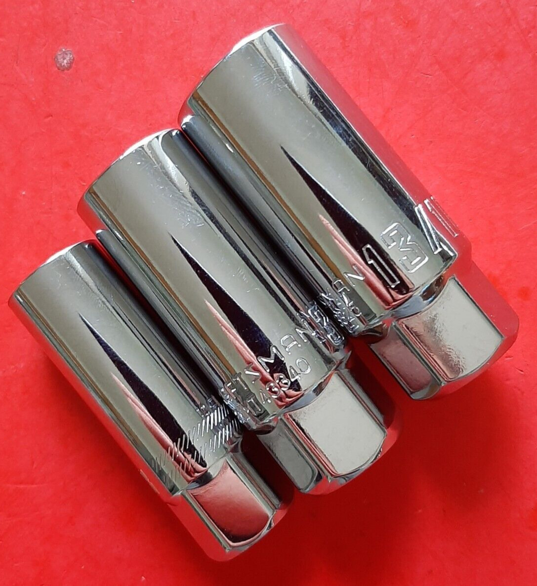 NEW CRAFTSMAN TOOLS 3 Piece 3/8" Drive Spark Plug Socket Set 5/8" 3/4" 13/16"