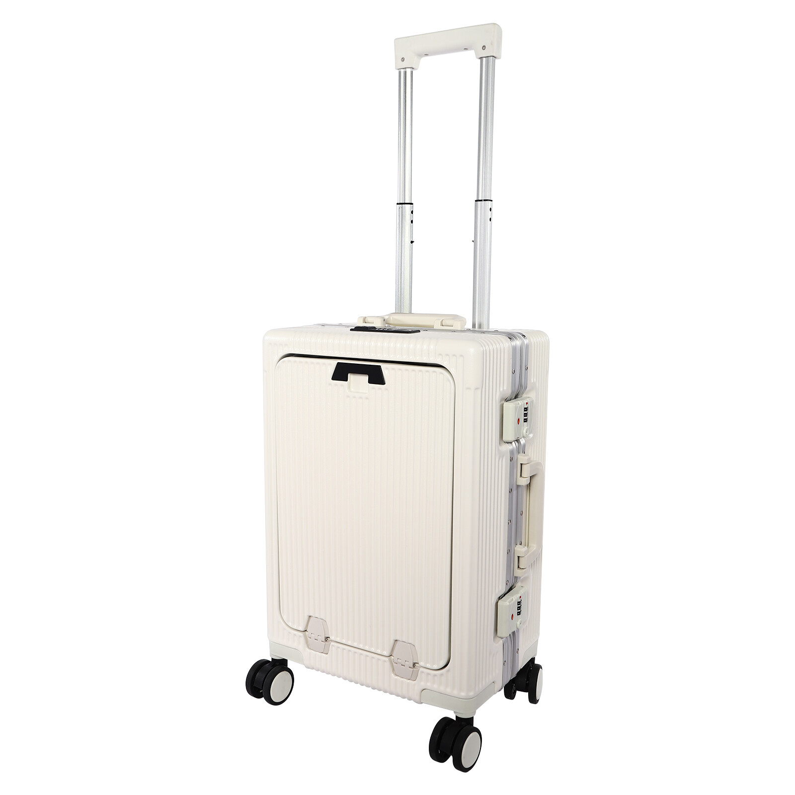20" Boarding Suitcase Suitcase w/Front Pocket, 14"-15" Laptop Case Trolley