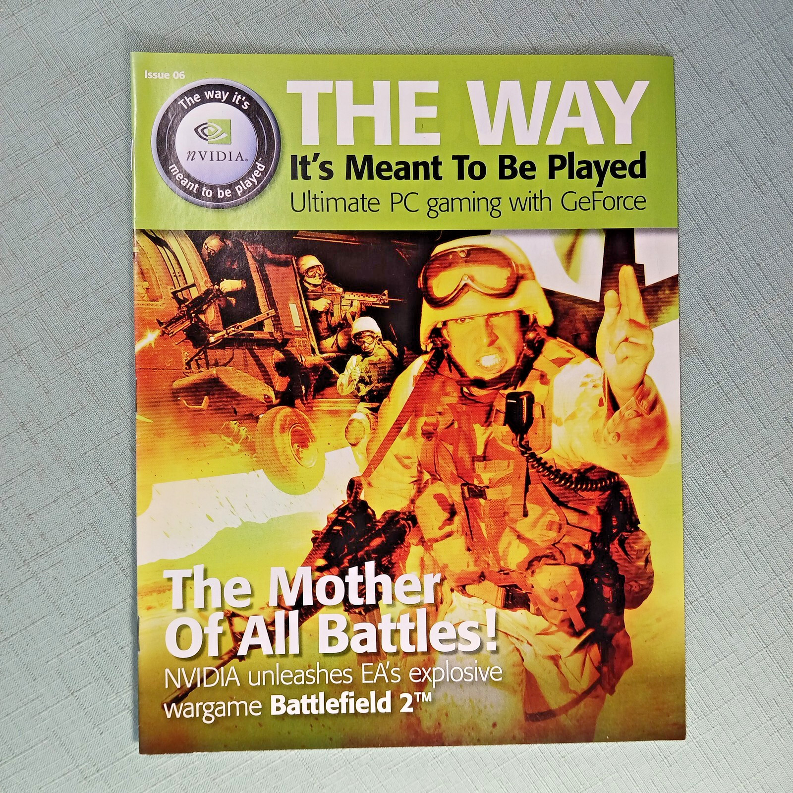 nVidia THE WAY Its Meant To Be Played Issue 6 RARE Magazine Only