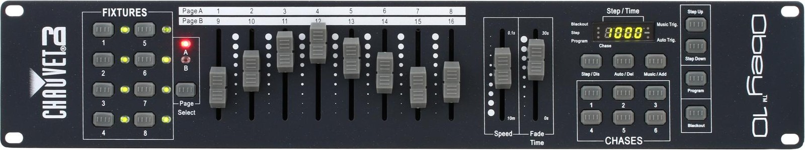 Chauvet DJ Obey 10 Rackmount 128-Ch DMX Controller (2-pack) Bundle