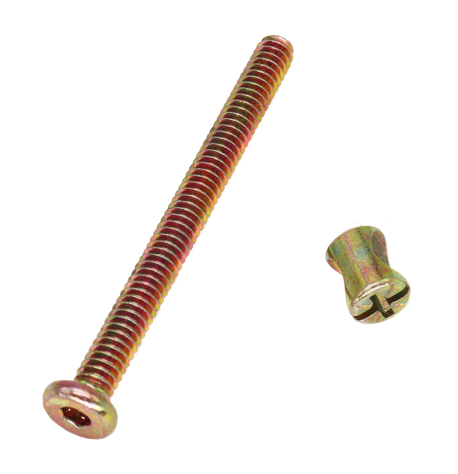 cSeao Baby Bed Crib Bolts Hardware Replacement Parts, 12-Pack 3-1/2 Inch