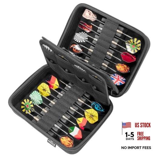 Hard Storage Dart Case for 6 Steel Tip or Soft Tip Hold 18 Darts(Case only)