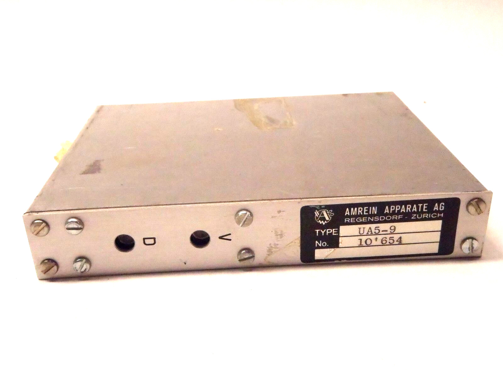 Amrein Apparate AG UA5-9 Input Amplifier Unit 10-654