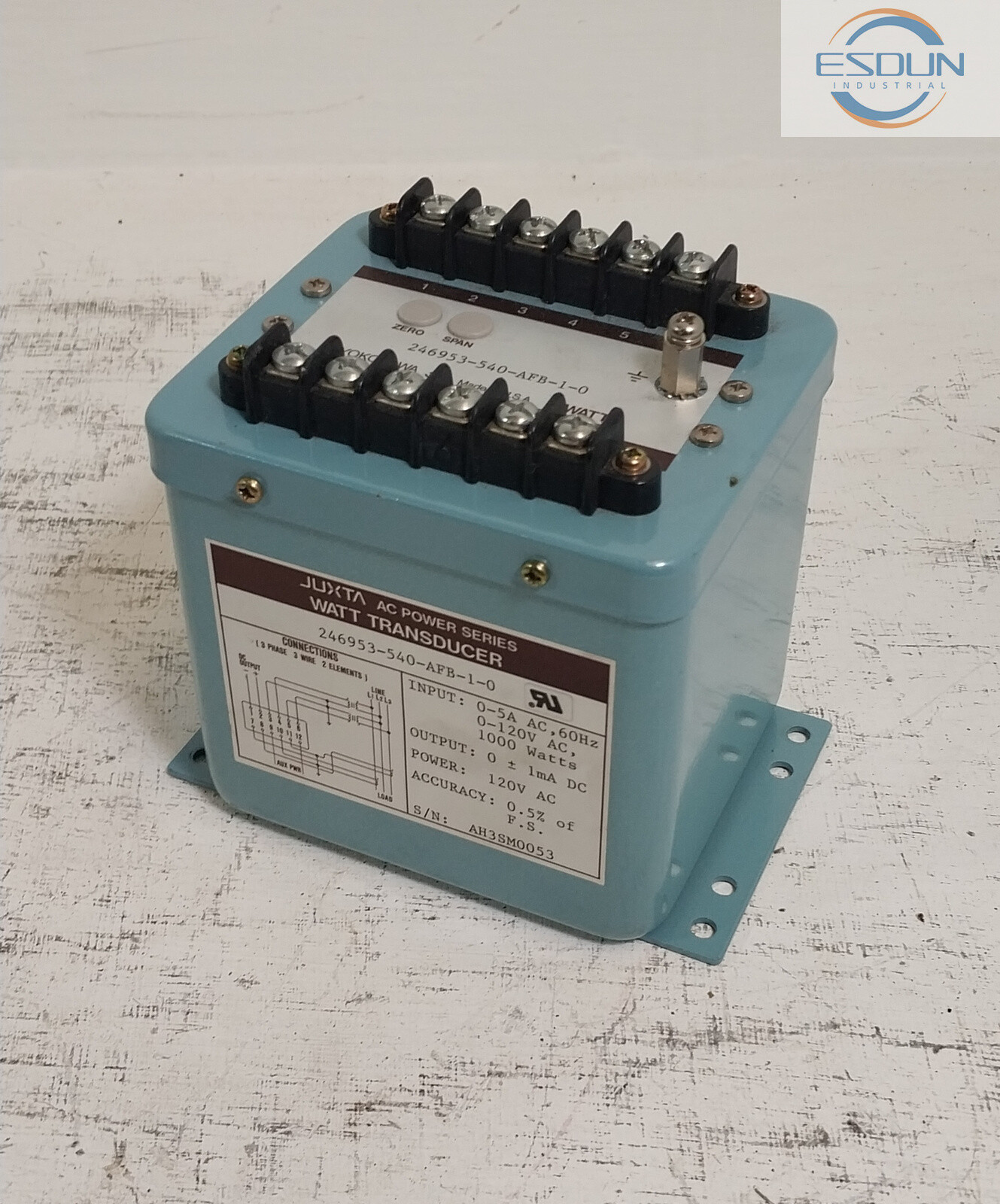 LowTariffYokogawa 246953-540-AFB-1-0 Juxta AC Power Series