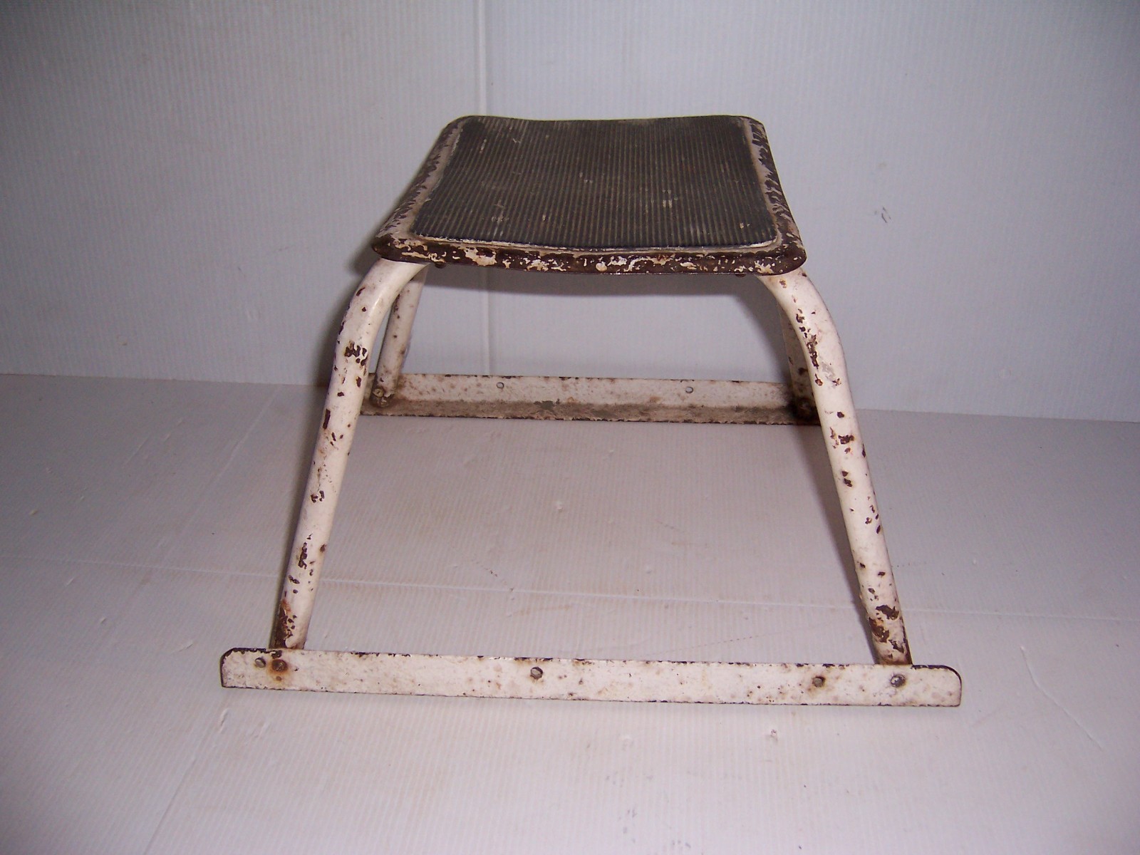 Vintage Metal Kitchen Utility Stool