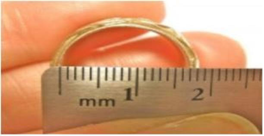 Barbados Ring One Dollar Coin Ring Hand Made in Canada
