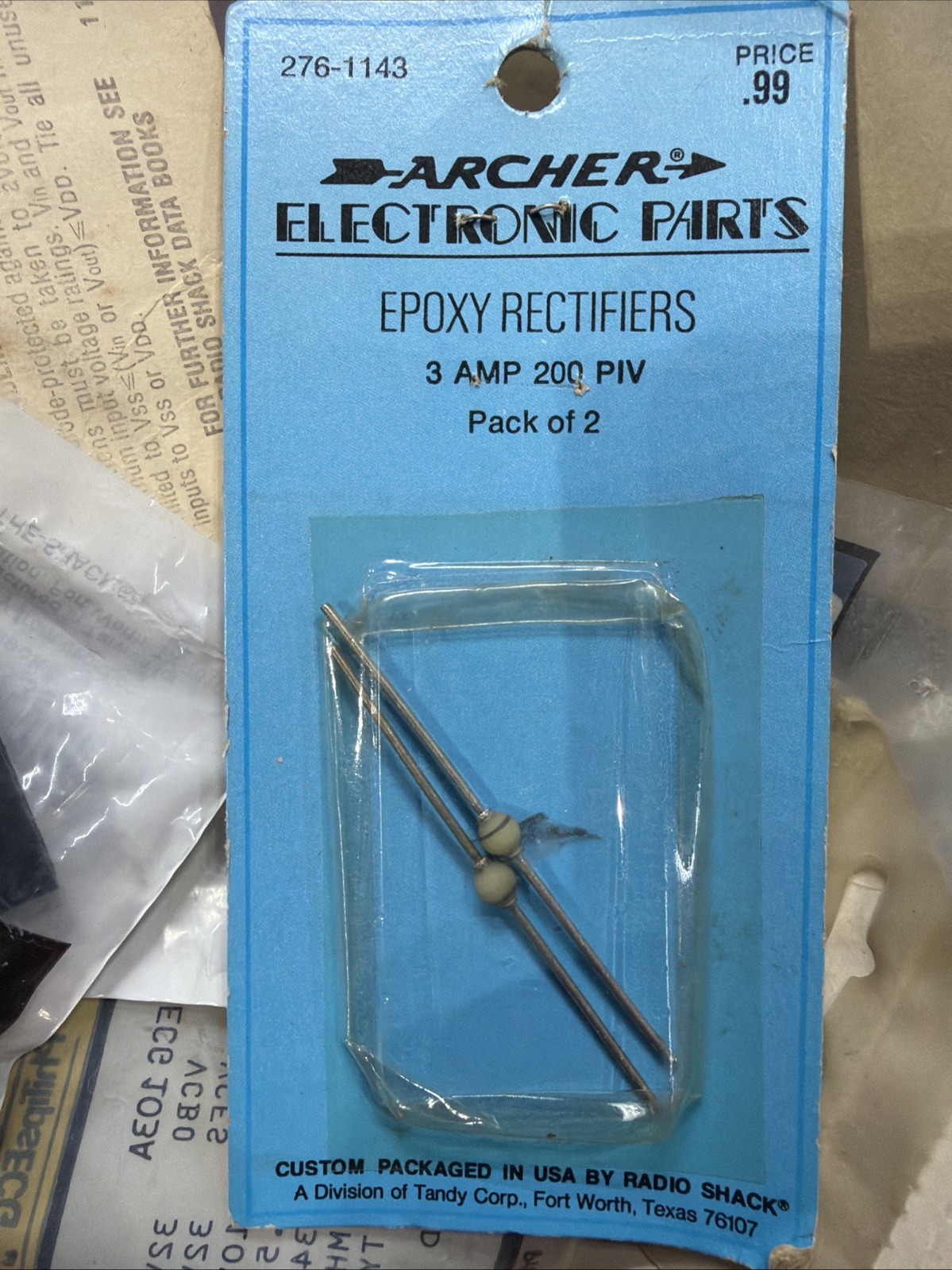 Epoxy Rectifiers 2 Pk Archer Electronics 276 1143 New NOS