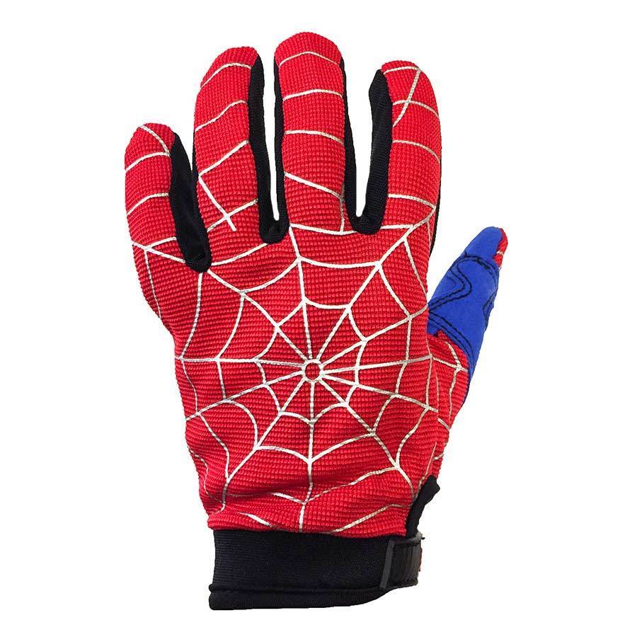 Kids web graphic Motocross Gloves BLUE RED Youth Large XL Sale Closeout UTV ATV