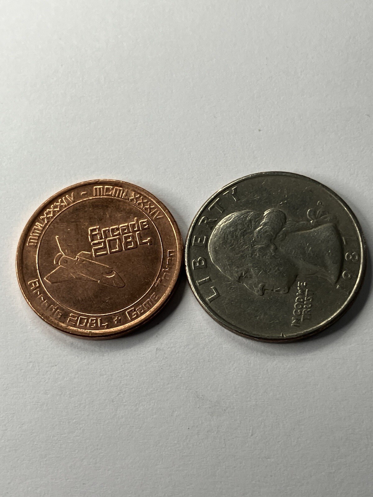 Rare Arcade 2084 Token Hillsboro Oregon #tt1