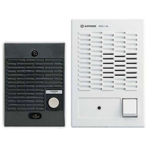 Aiphone C-123L/A Chimecom Set, 1 Door Station, 1 Master Station Intercom System