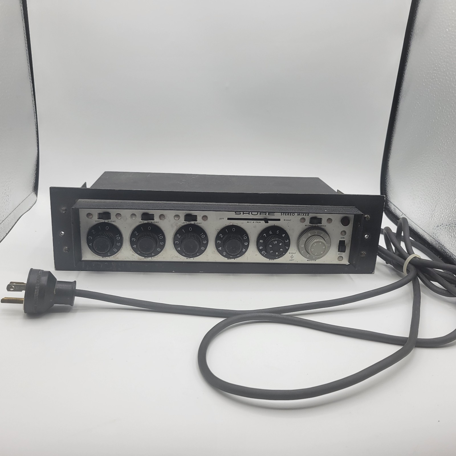 VINTAGE Shure Brothers M688 Vintage Stereo Microphone Mic Mixer
