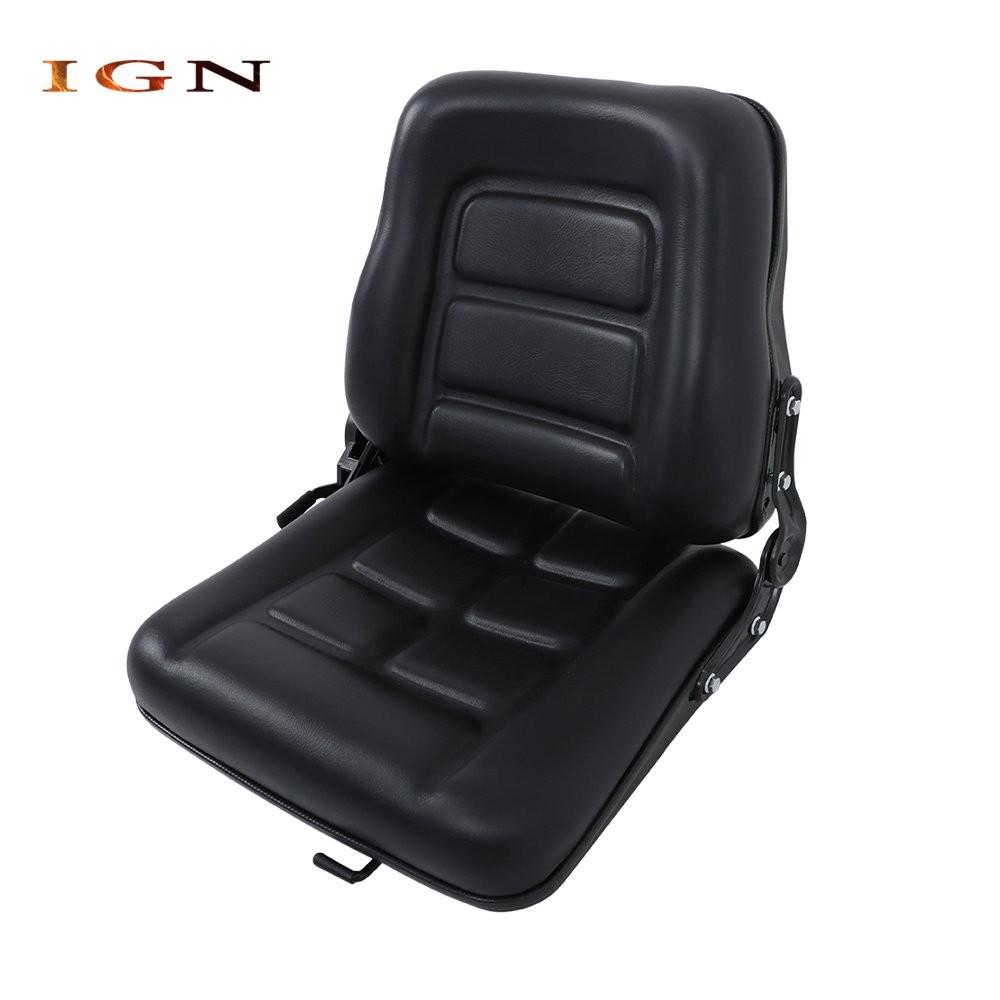 Universal Tractor Forklift Seat Waterproof Adjustable Fold Down Forklift Seat