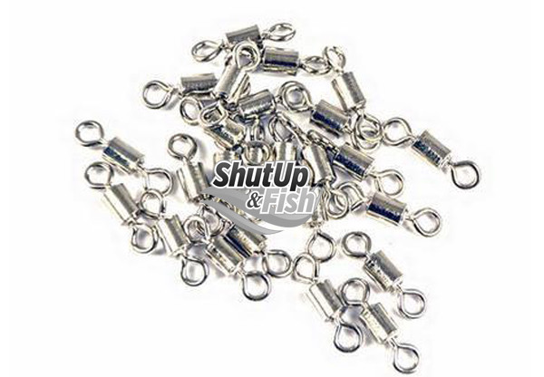2 Packs of Gemini 80lb Mainline Swivels (50 Swivels) Sea Fishing Terminal Tackle