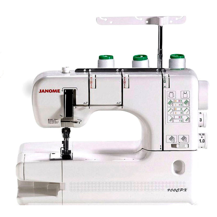 Janome CoverPro 900CPX Portable CoverHem Serger Machine With Bonus