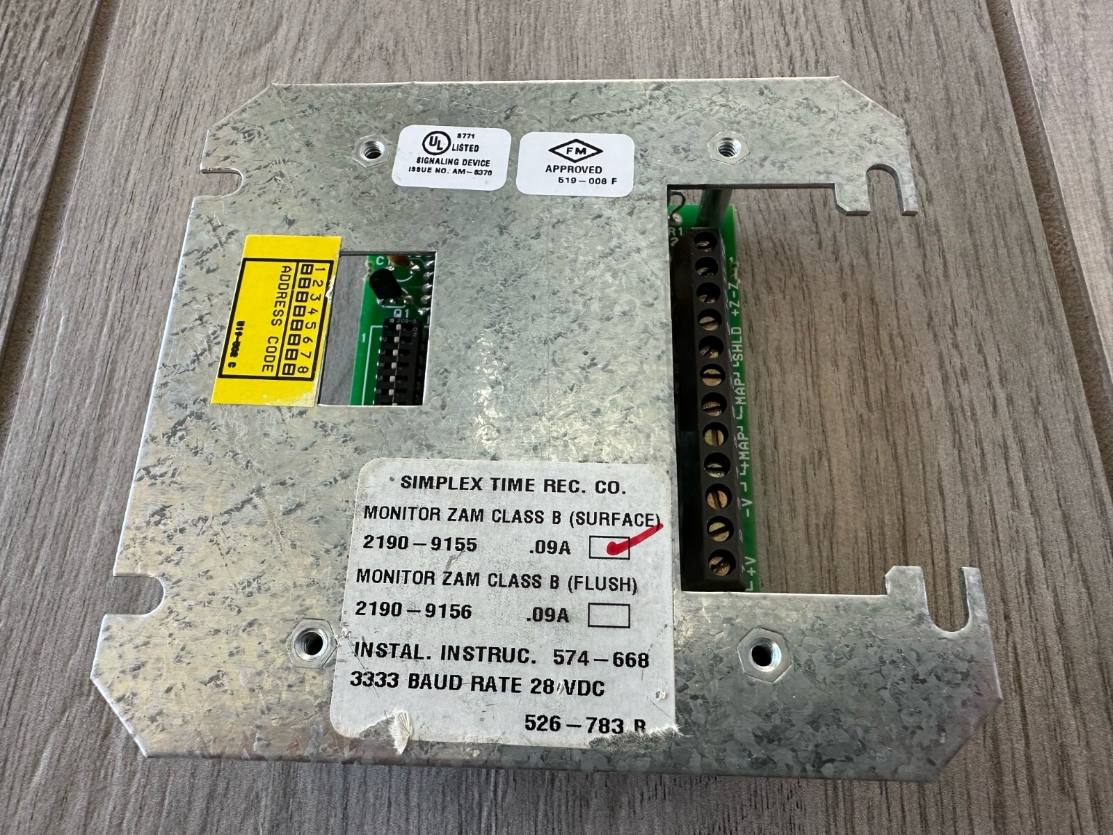 Simplex 2190-9155 Addressable Module FREE SHIPPING !!!