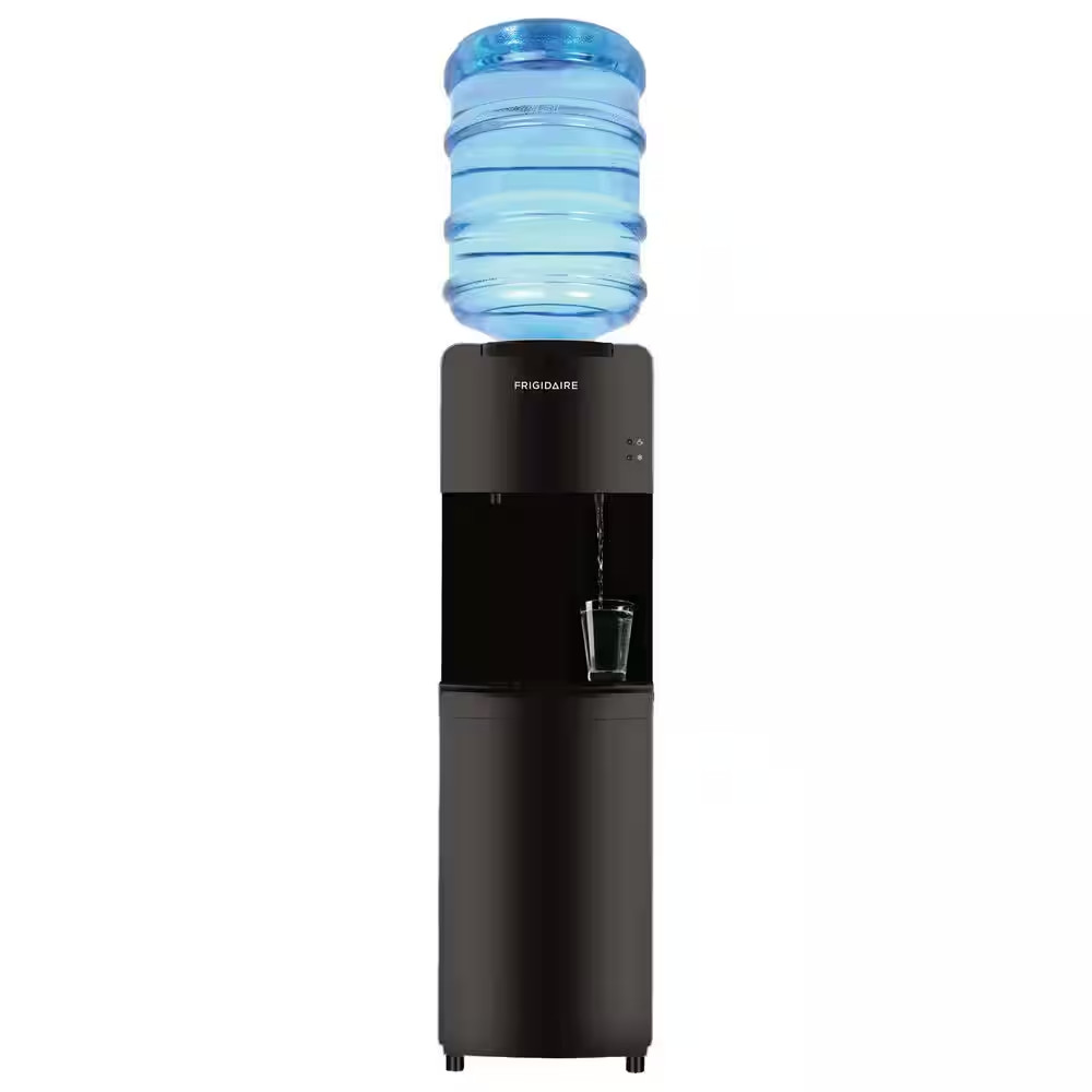3 Gal. or 5 Gal. Hot and Cold Water Dispenser in Black