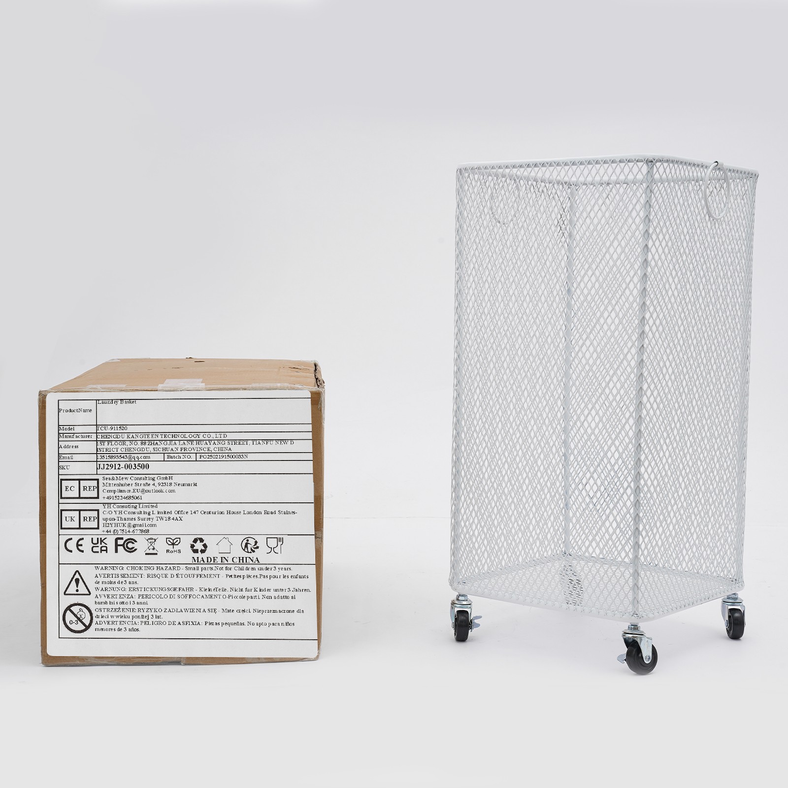 Laundry Basket with Wheels, Rolling Laundry Basket, Laundry Basket Cart