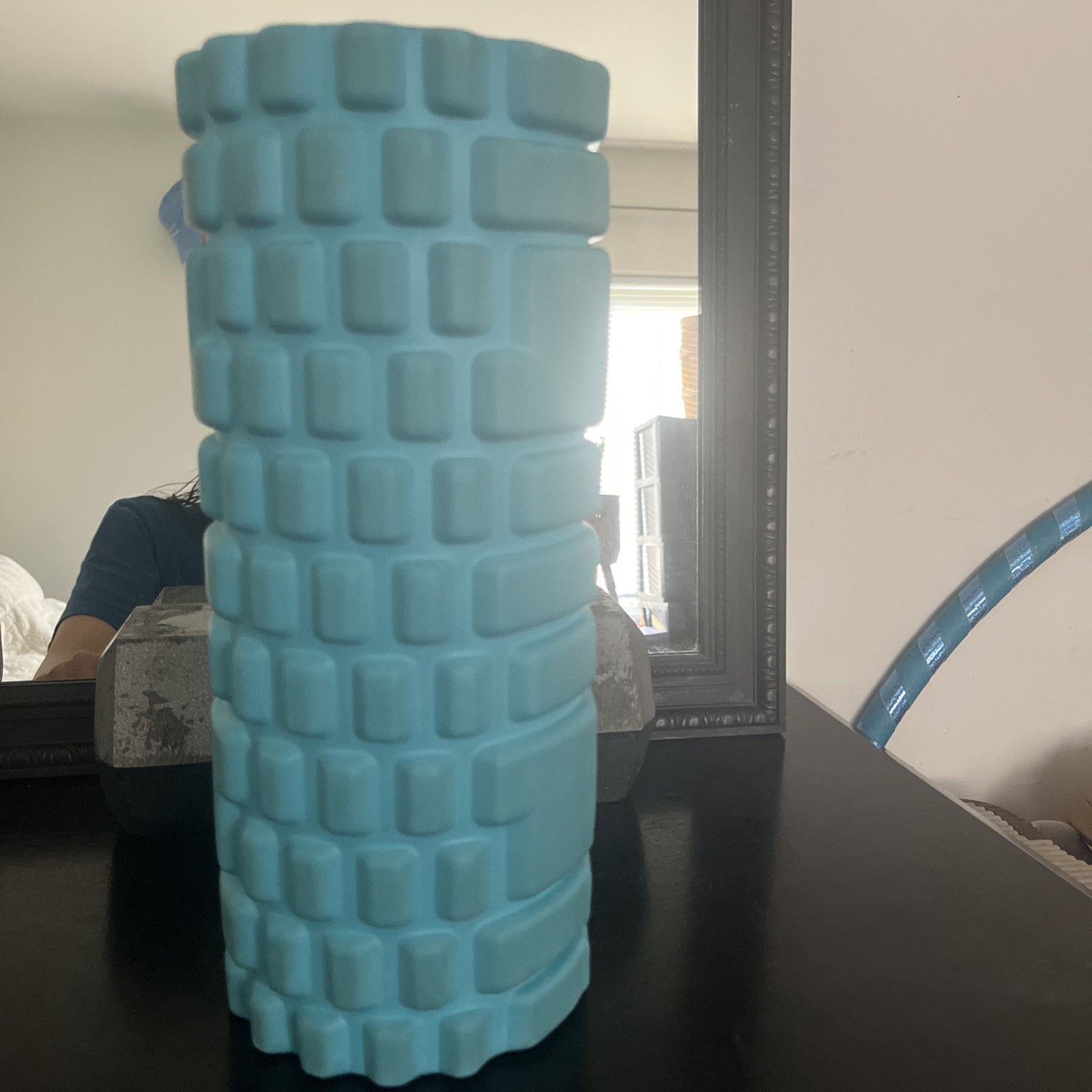 321 Strong Medium Density Foam Roller for Deep Tissue Muscle Massage Aqua