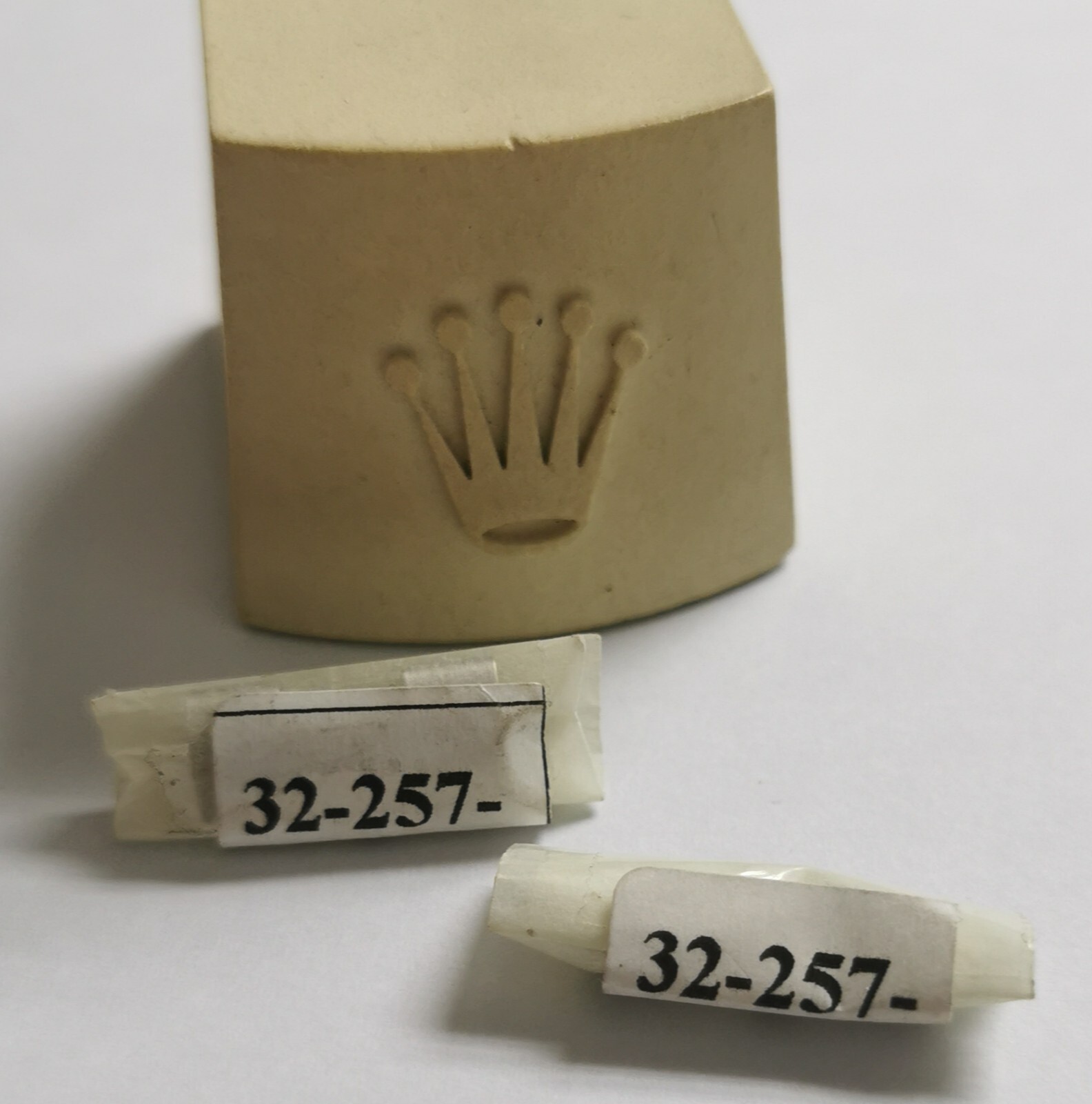 Rolex 32-507-0 End Left Ref. 257 Oyster Stainless Steel Mm 19 New In Paper Bag