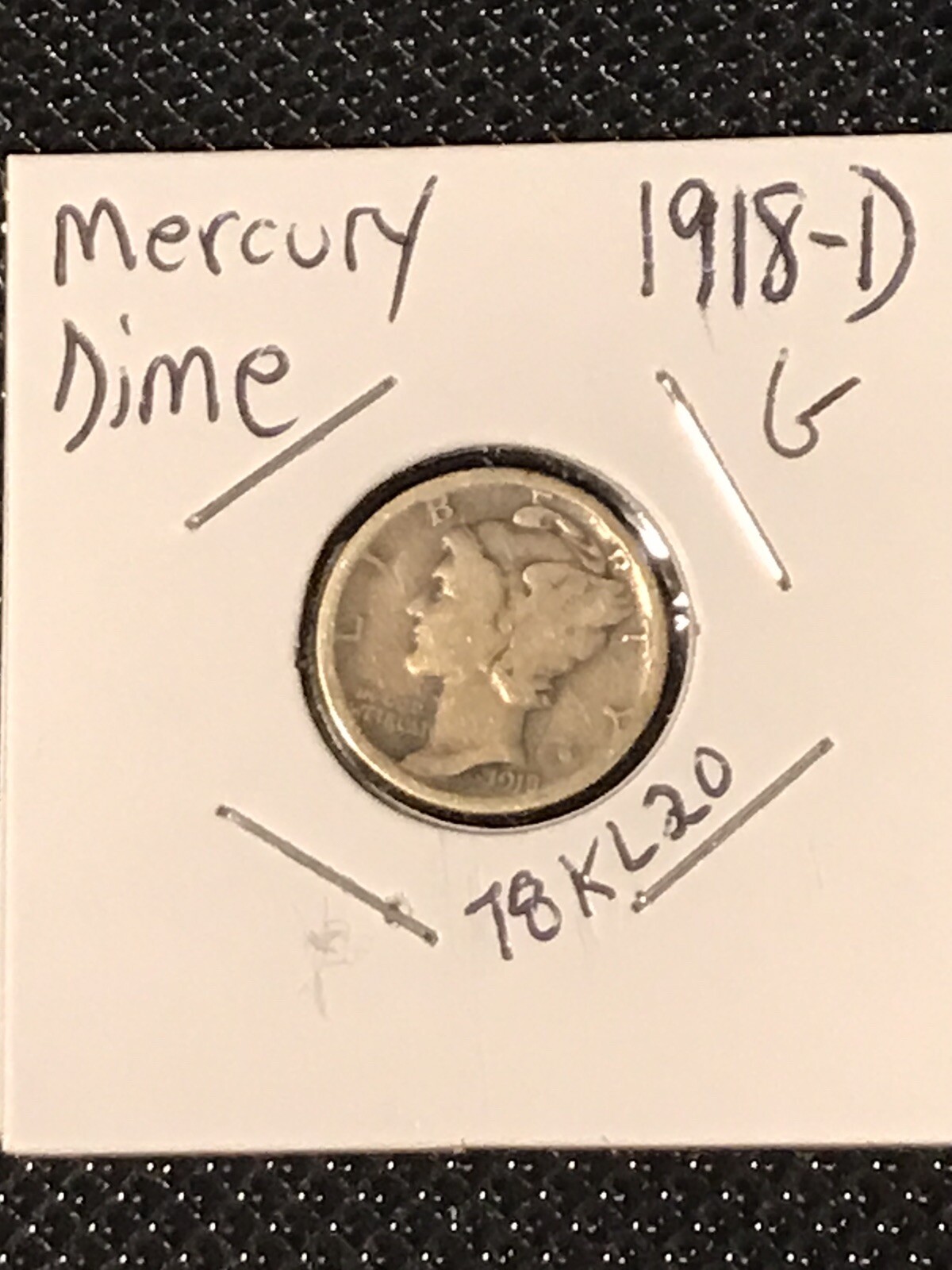 1918-D Mercury Dime