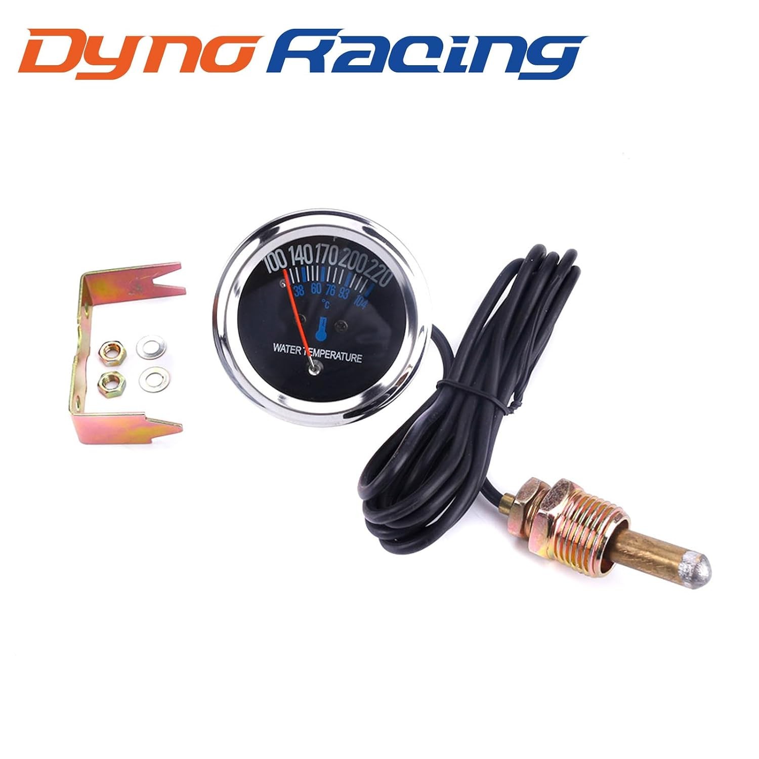 52mm Mechanical Pointer Water Temperature Gauge 2" Degree Temperature Meter