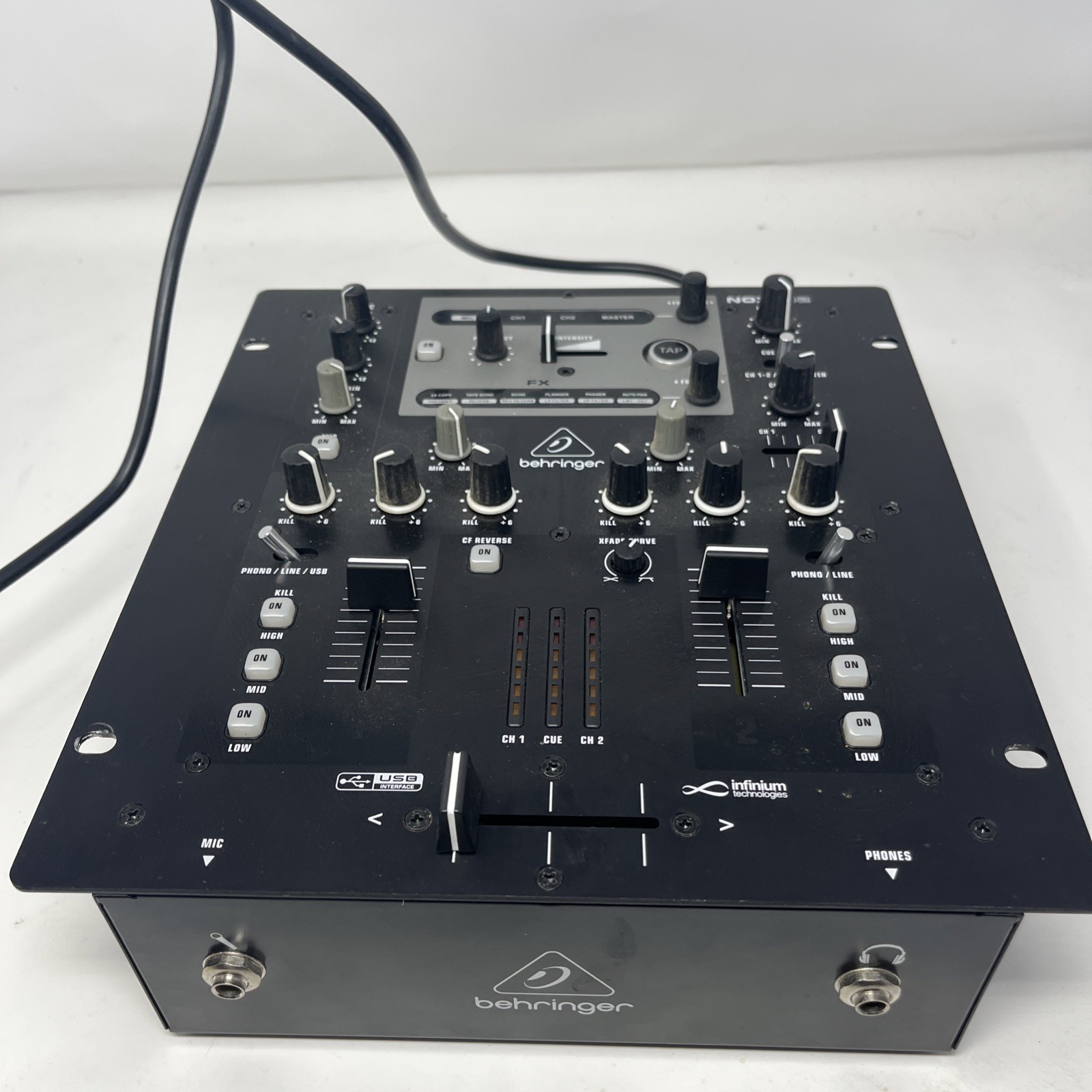 Behringer Pro Mixer Nox 202 2-ch Audio DJ Mixer