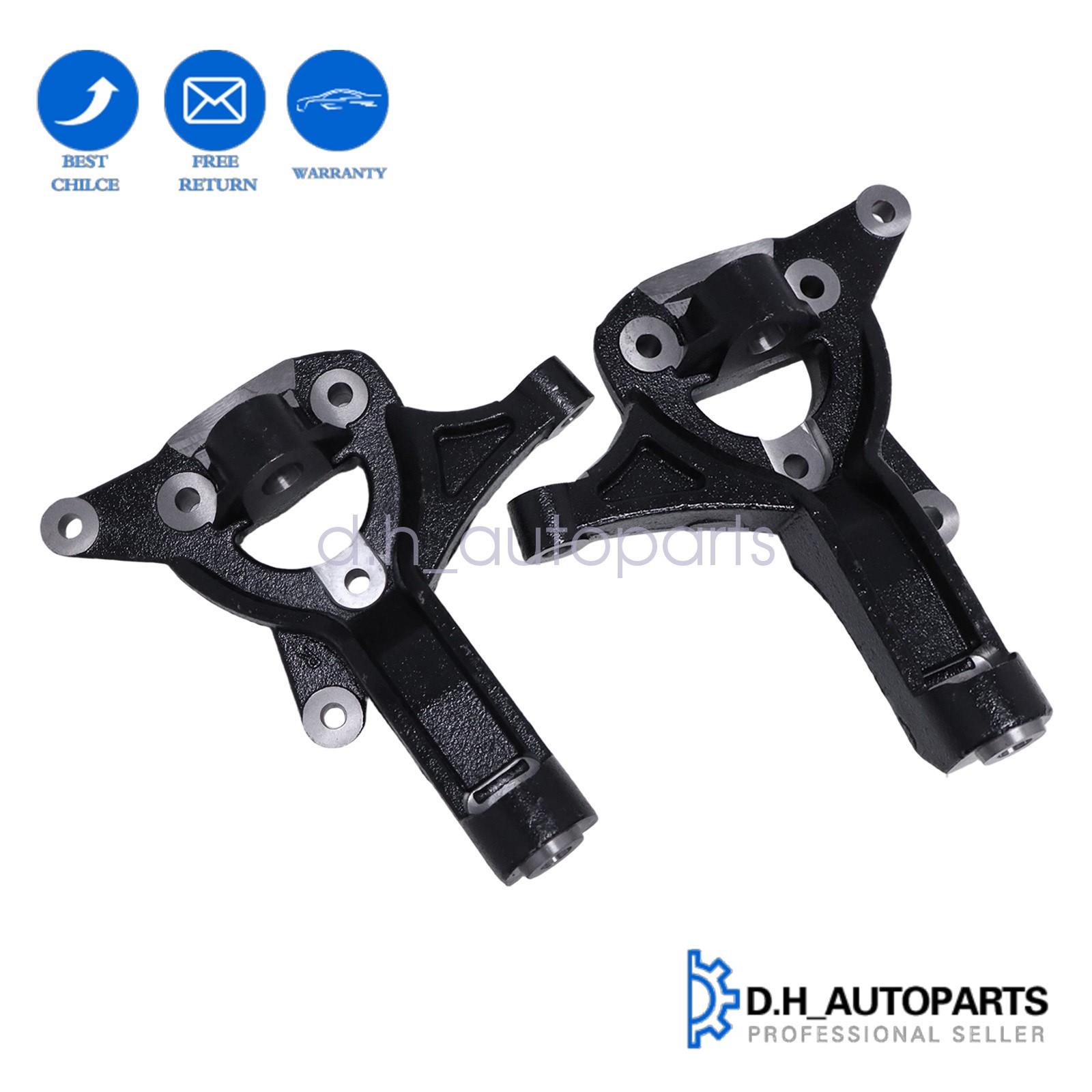 NEW 5" Lift Spindles FOR Chevy Silverado 1500 2016 2017 2018 RWD Front LH & RH