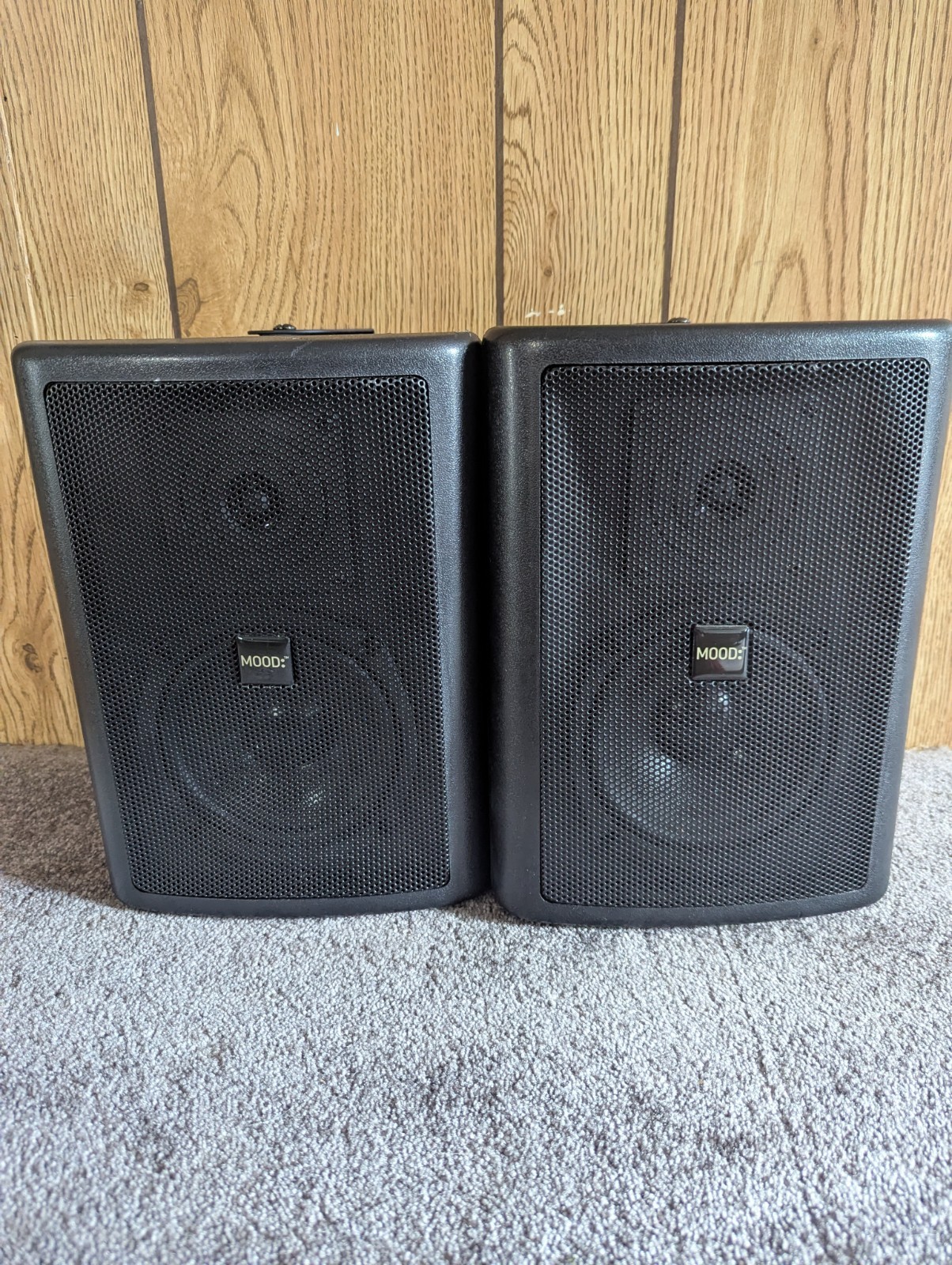 Set Of 2 Mood Black Indoor/Outdoor Speakers