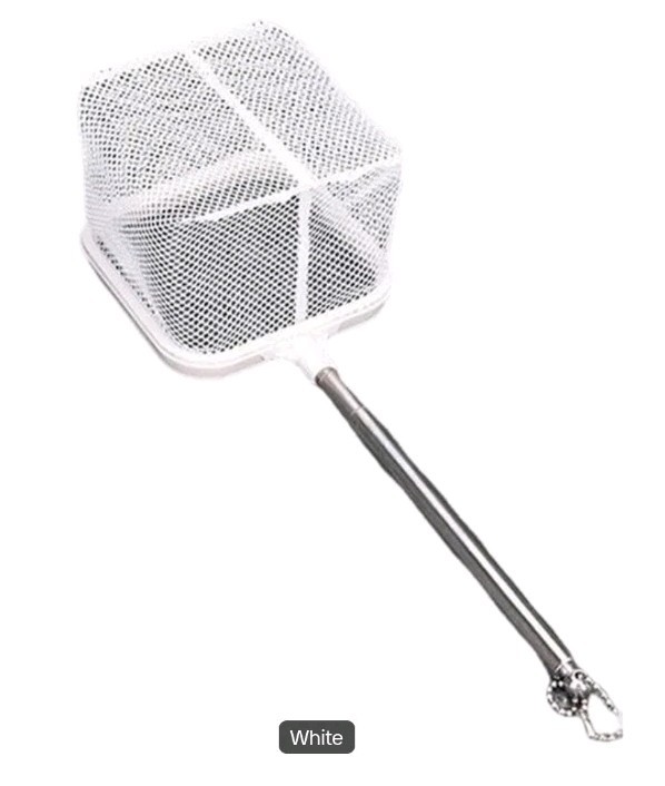 3D WHITE Aquarium Square Fish Net Extendable & Detachable  ISOLATION Suction Cup