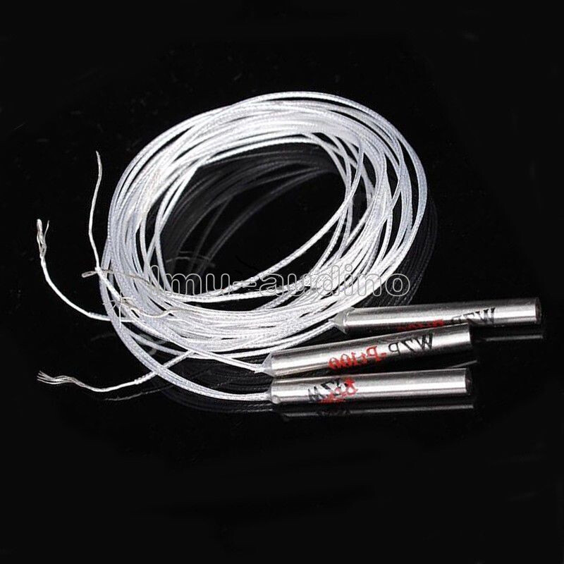 PT100 Platinum Resister Temperature Sensor Waterproof Temp Sample -20°C ~ 450°C