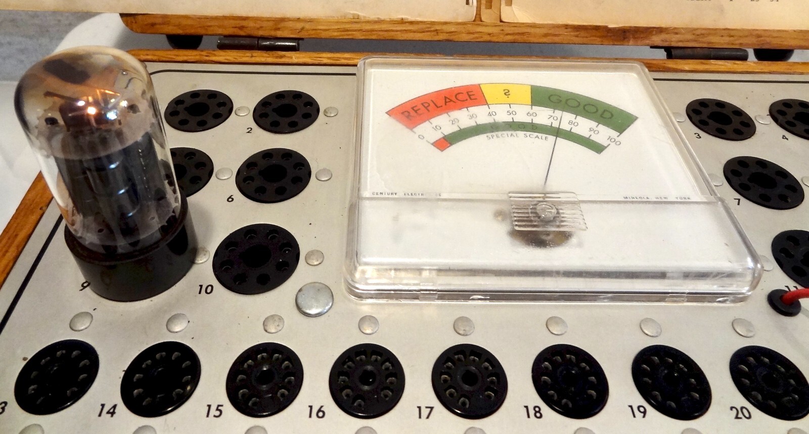 Vintage Arvin 6AV5GT Vacuum Tube, FC1  Tested, Strong