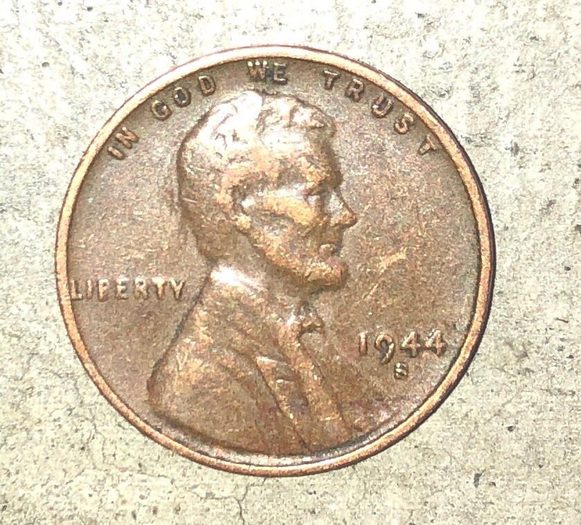 1944 S Wheat Penny