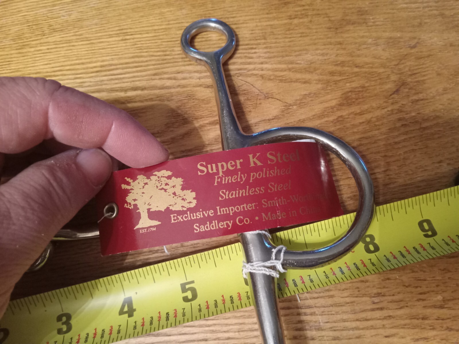 6in stainless steel elevator bit gag bit