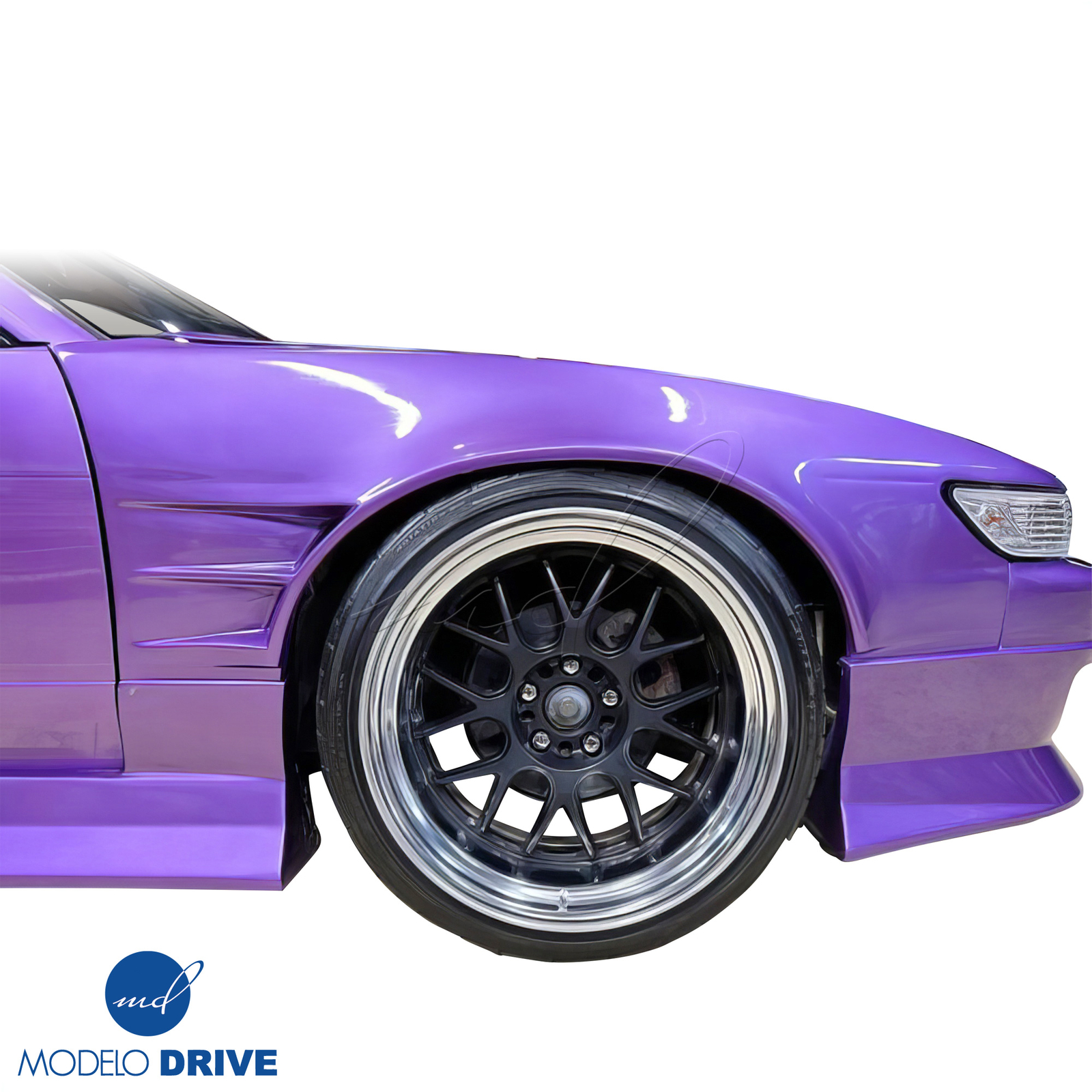 ModeloDrive FRP ORI t3 55mm Wide Body Fenders (front) S13 2/3dr For Nissan