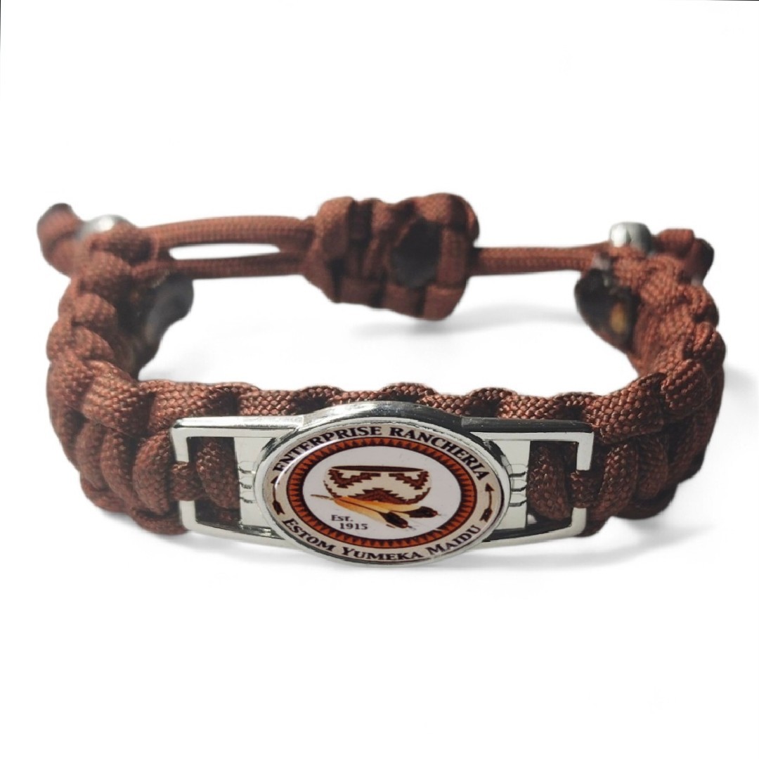 Enterprise Rancheria of Maidu Indians of CA Flag Adjustable Charm Bracelet