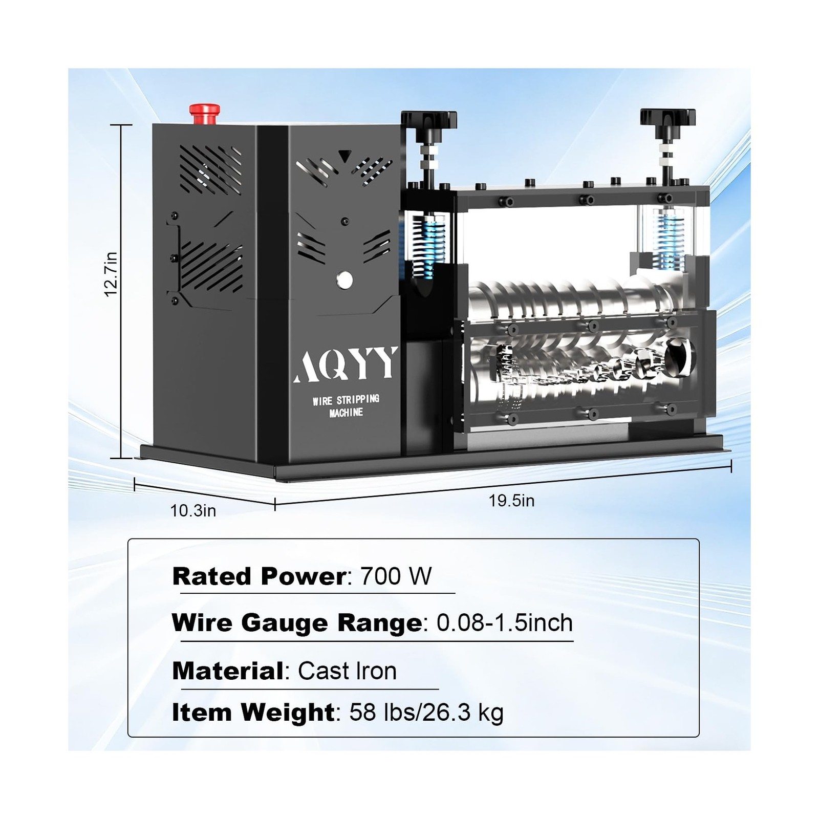 Electric Wire Stripping Machine, 11 Channel Automatic Wire Stripper for 0.08-...