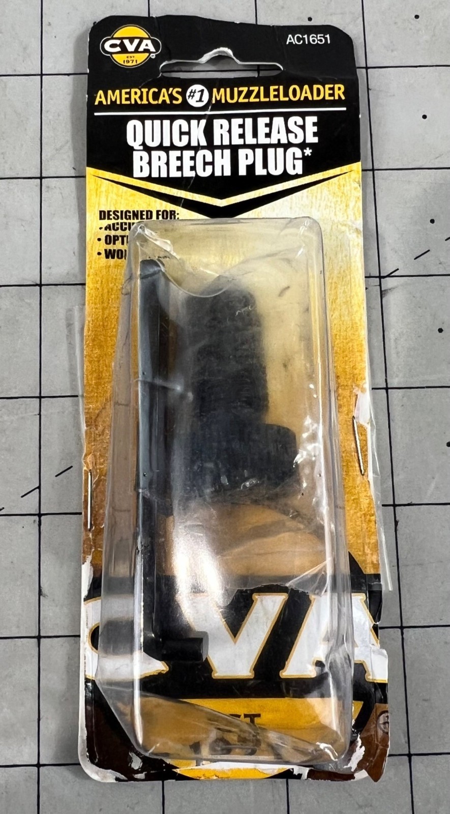 CVA Quick Release Breech Plug AC1651 Accura Optima Wolf Rifles Muzzleloaders