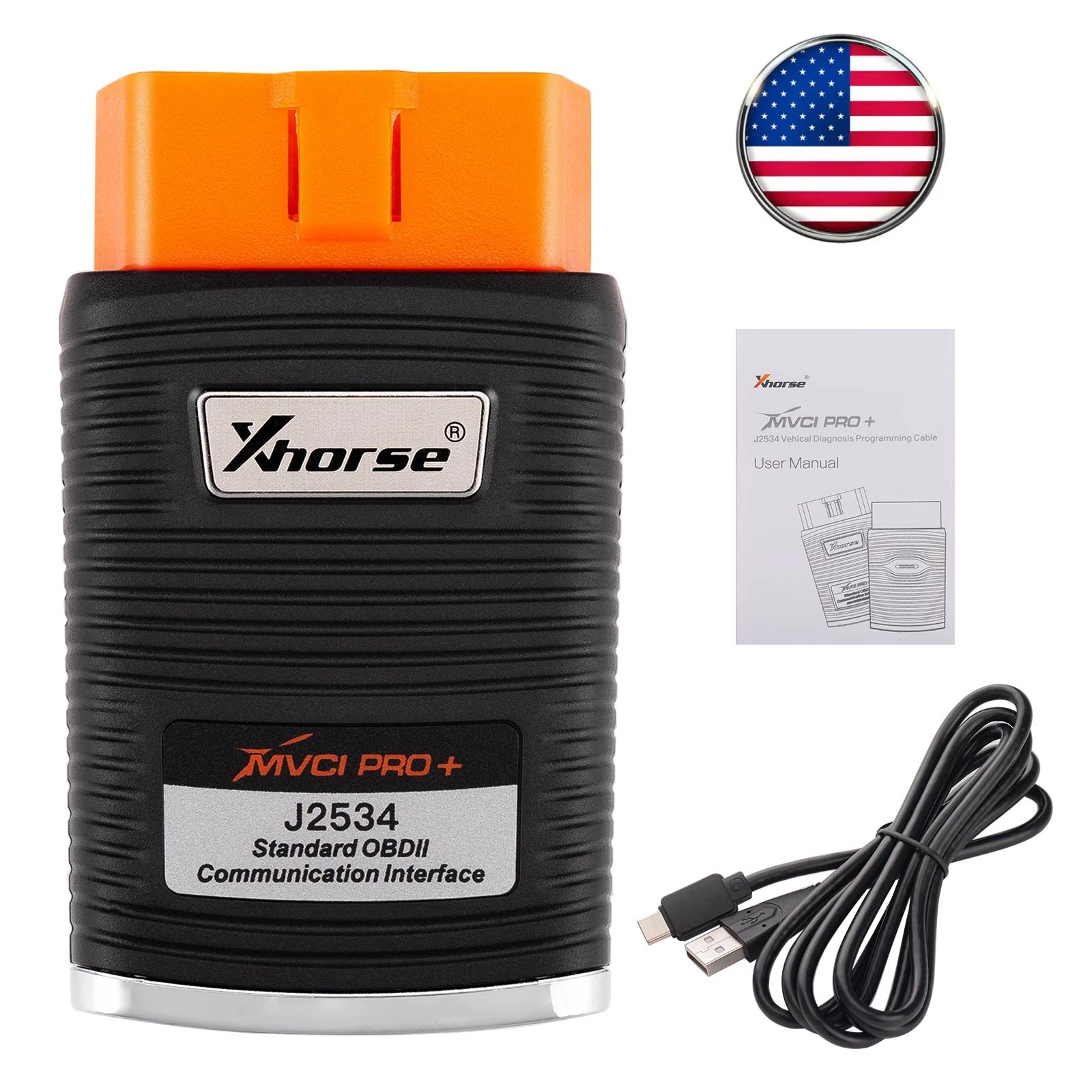 XHORSE XDMVJP MVCI PRO+ J2534 Super Vehicle Diagnosis Progarmming Cable for Benz
