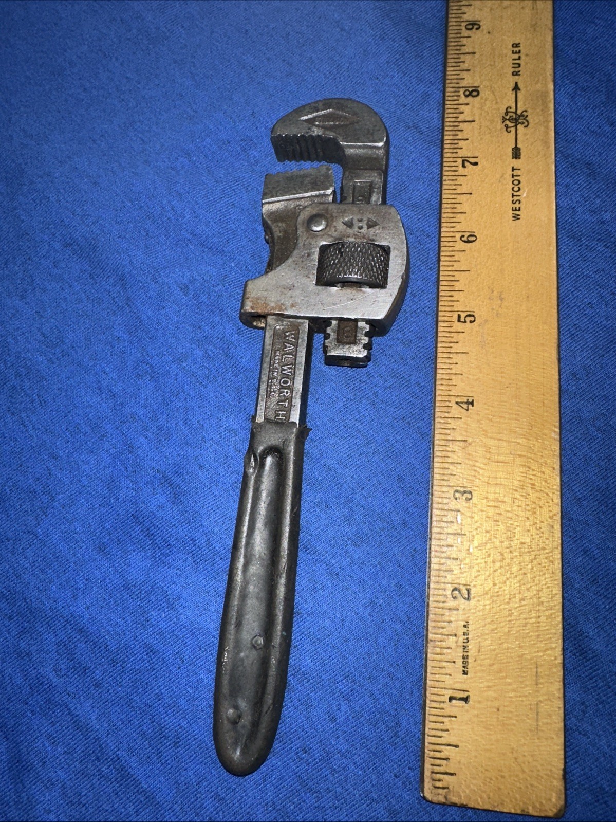 Vintage STILLSON Pipe WRENCH Walworth Mfg. USA #8