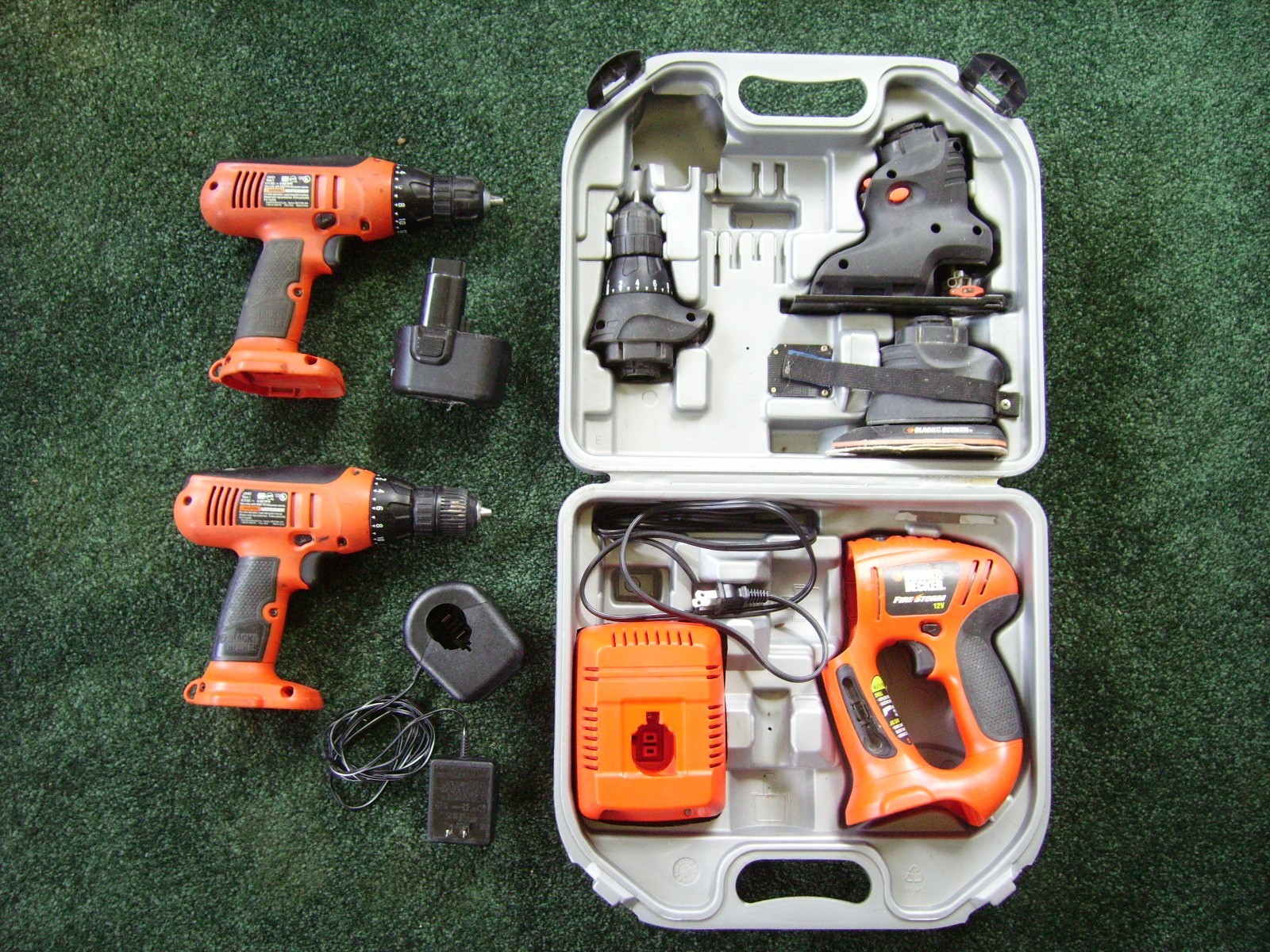 Black & Decker FIRESTORM 12v Drill Sander Jigsaw Case