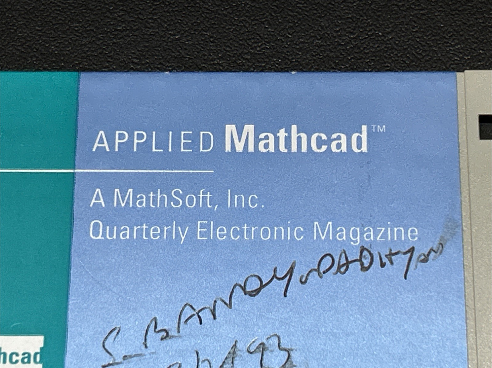 Applied Mathcad - 1992 - 3.5" Floppy Disk - Mathsoft - Vintage Software