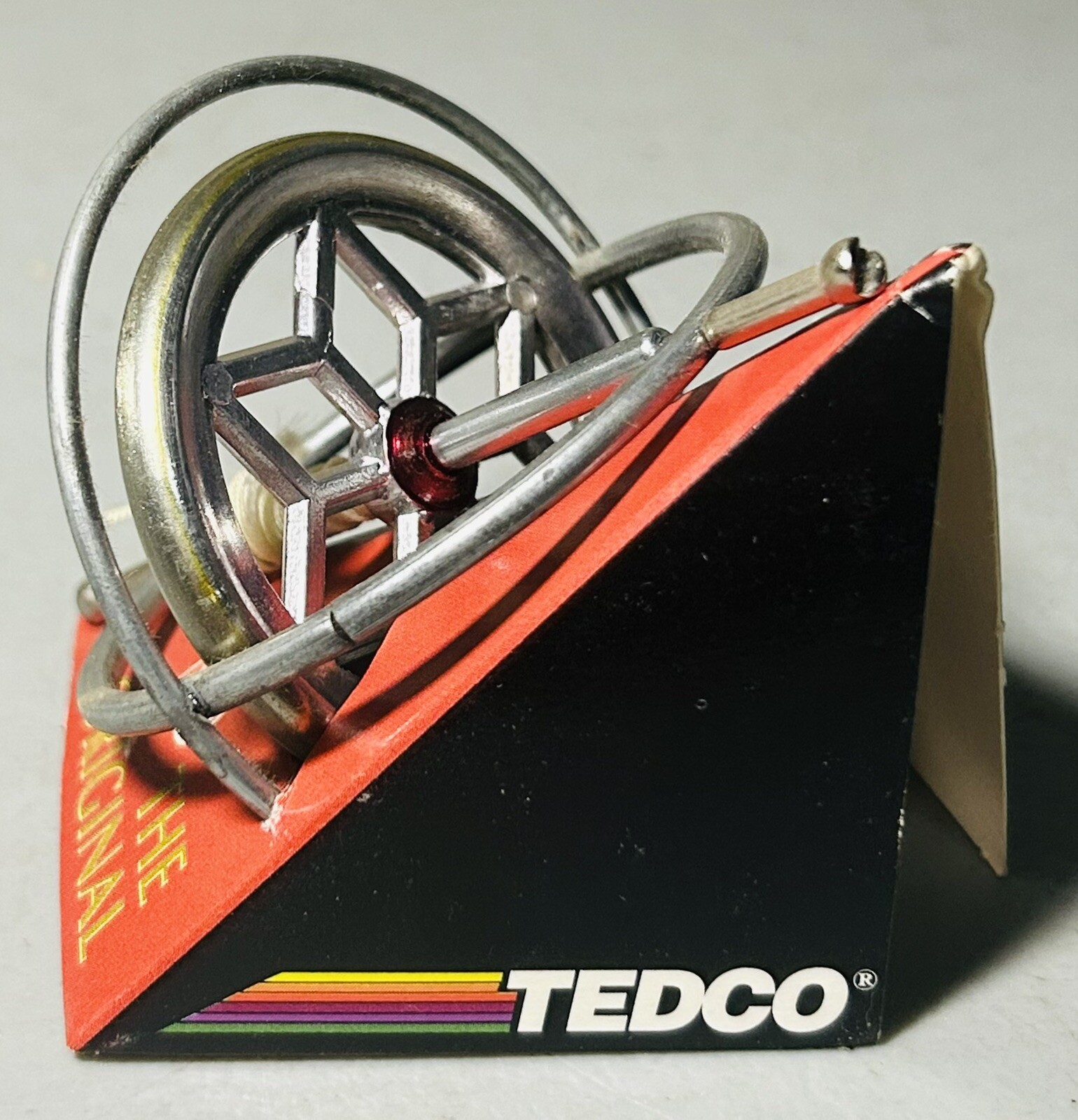 Vintage TEDCO The Original Gyroscope Spinning Top Scientific Toys Physics