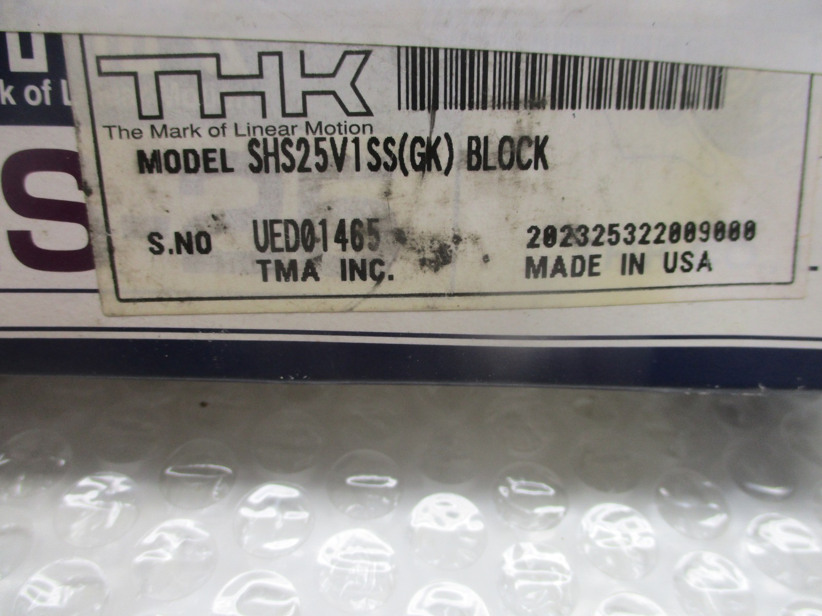 THK SHS25V1SS(GK) BLOCK NSMP