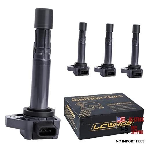 Set of 4 Ignition Coil Packs for Honda Civic 1.7L L4 UF400 - 2001 2002
