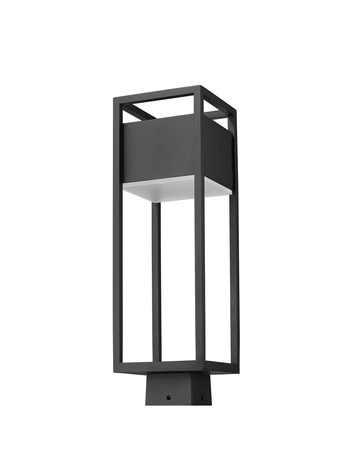 Z-Lite Barwick LED Outdoor Post Mount Fixture, Black