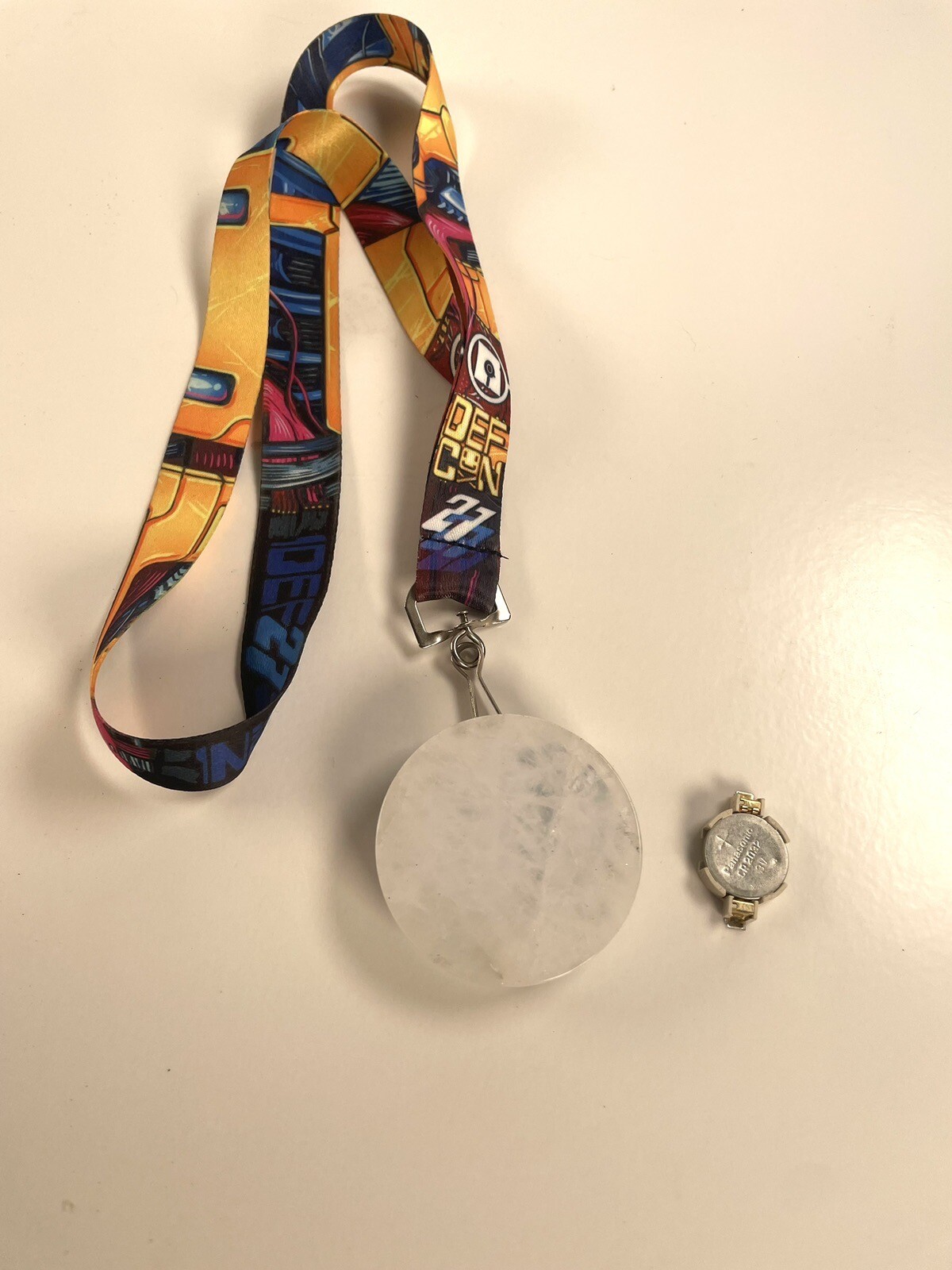 Defcon 27 Badge - Needs Battery Soldered Back On